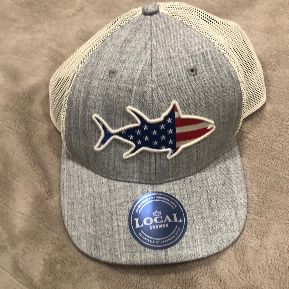 American flag fishing hat
